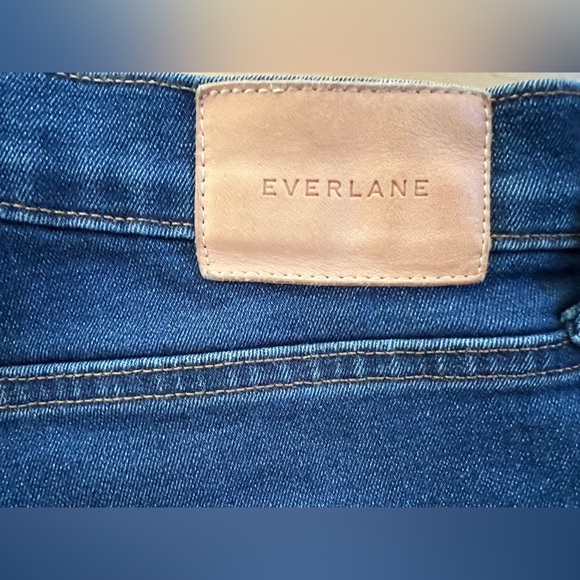 29 (6-8)👖Like New Everlane High Rise Slim Straight Cigarette Ankle Blue Jean 29 - Picture 10 of 17